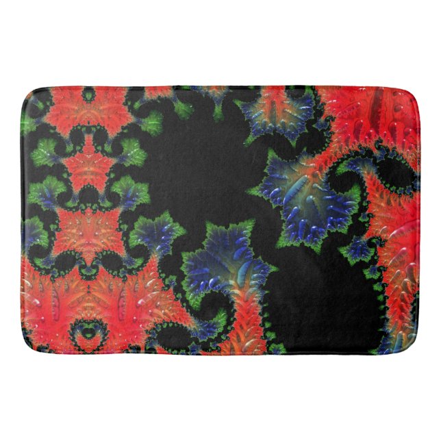 Alfombrilla De Baño Mandelbrot Garden Bath Mat (Anverso)