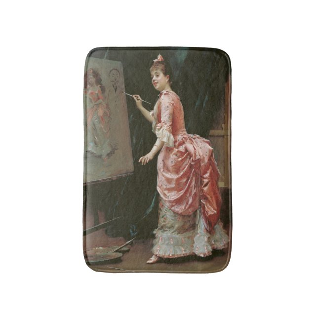 Alfombrilla De Baño Mando de Modelo (por Raimundo de Madrazo) (Frente vertical)
