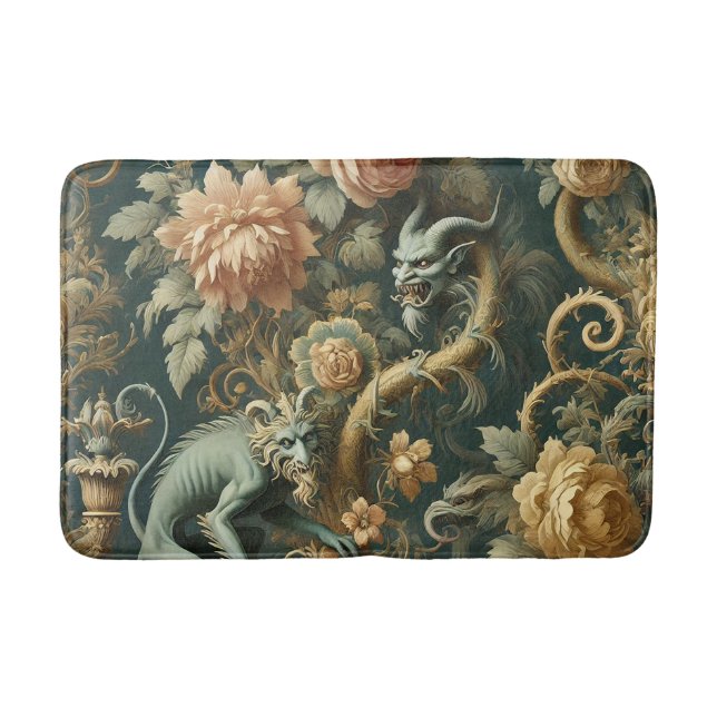 Alfombrilla De Baño Mando de mono: barroco gótico (Anverso)