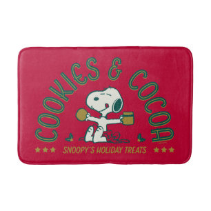 Alfombrilla De Baño Maní   Cookies y cacao de Snoopy