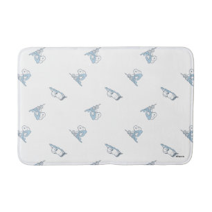 Alfombrilla De Baño Maní Patrón de tiempo Nap de Snoopy