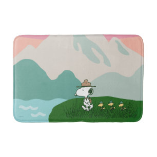Alfombrilla De Baño Maní   Snoopy Leader of the Pack