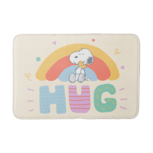 Alfombrilla De Baño Maní Snoopy & Woodstock Hug