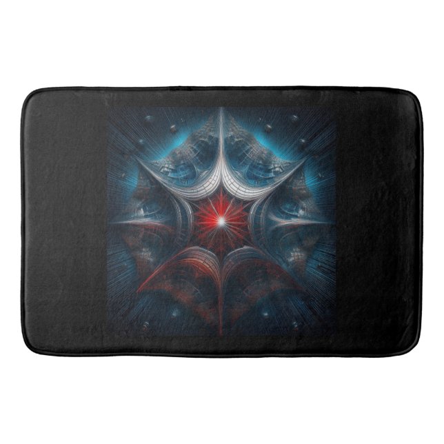 Alfombrilla De Baño Manipulated Mandelbrot with Starburst Center  (Anverso)