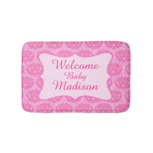 Alfombrilla De Baño Manta personalizada nombre del bebé de la