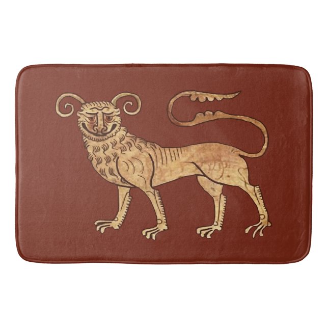 Alfombrilla De Baño Manticore Medieval Large Bath Mat (Anverso)