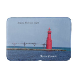 Alfombrilla De Baño Mapa de baño de luz Algoma Pierhead