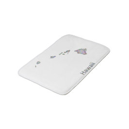 Alfombrilla De Baño Mapa de Hawaii