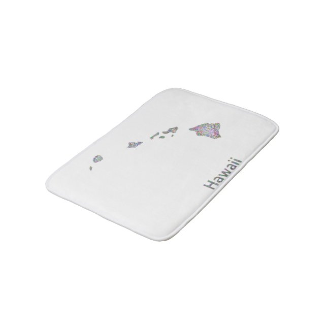 Alfombrilla De Baño Mapa de Hawaii (Angular)