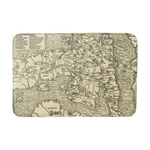 Alfombrilla De Baño Mapa de Inglaterra en Ptolomeo 's Geographia