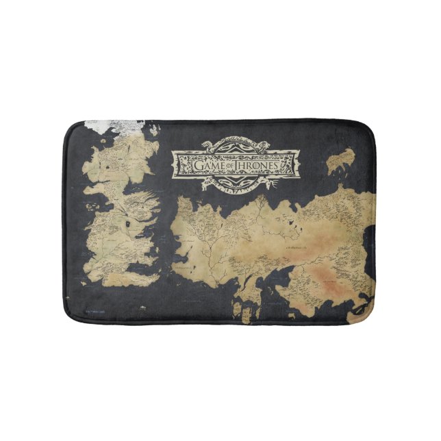 Alfombrilla De Baño Mapa de Westeros (Anverso)
