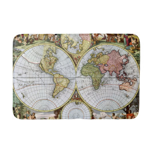 Alfombrilla De Baño Mapa del mundo