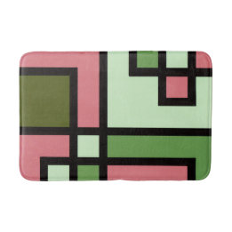 Alfombrilla De Baño mapper #5 バスマット 抽象画　幾何学　モダン