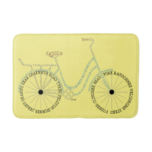 Alfombrilla De Baño Máquina de ciclismo de bici para bicicletas de tip