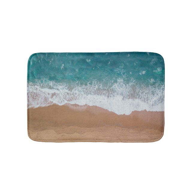 Alfombrilla De Baño Mar oceánico y arena (Anverso)