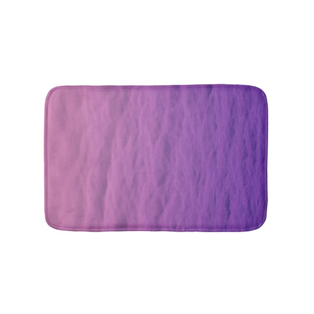 Alfombrilla De Baño Mar Rosa Y Púrpura (Anverso)