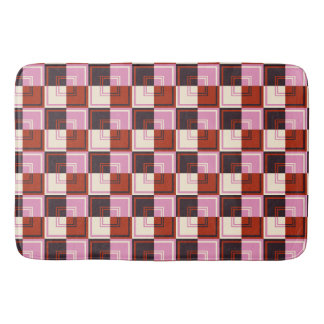 Alfombrilla De Baño Marfil de berenjena rosa rojo