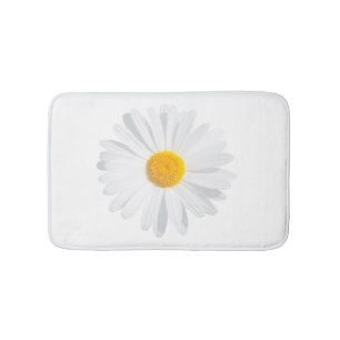 Alfombrilla De Baño margarita blanca