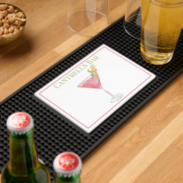 Alfombrilla De Baño Margarita Cocktail Lime Gold Pineapple Stirrer Nom