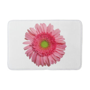 Alfombrilla De Baño Margarita rosada del Gerbera