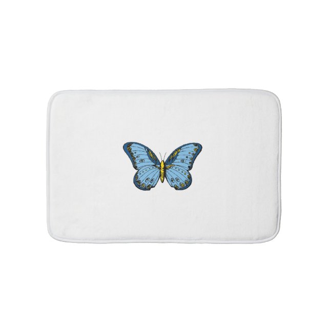 Alfombrilla De Baño Mariposa (Anverso)