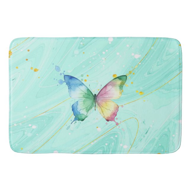 Alfombrilla De Baño Mariposa (Anverso)