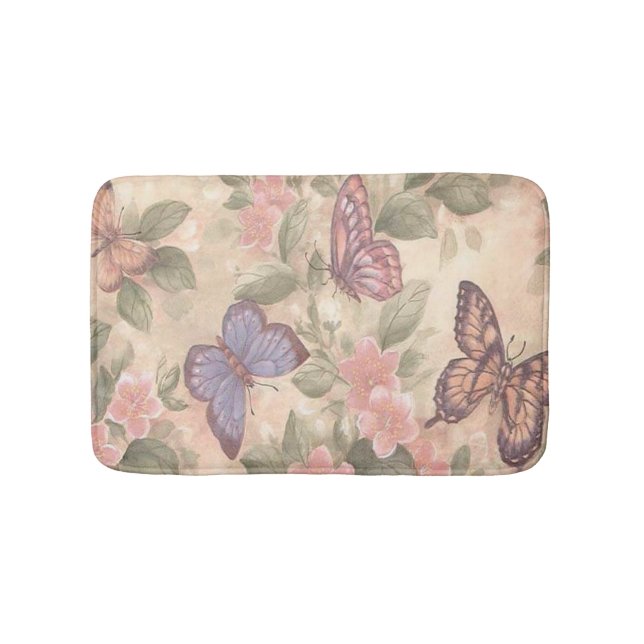 Alfombrilla De Baño Mariposa Bath Mat (Anverso)