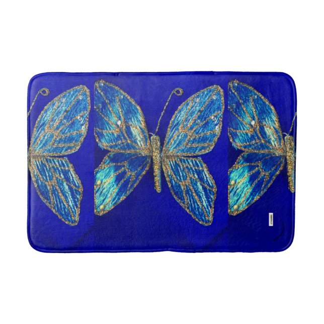 Alfombrilla De Baño Mariposa Bath Mat (Anverso)
