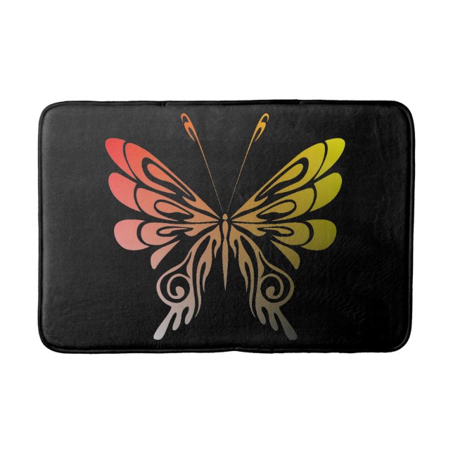 Alfombrilla De Baño Mariposa Bath Mat (Anverso)