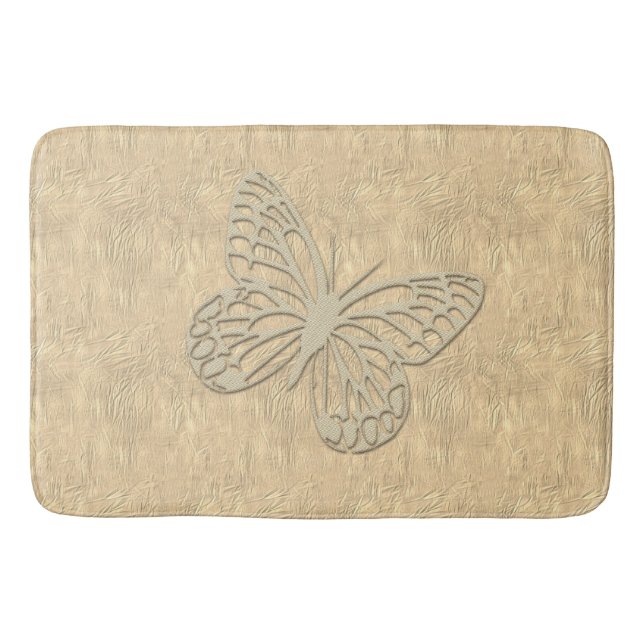 Alfombrilla De Baño Mariposa Cuta (Anverso)