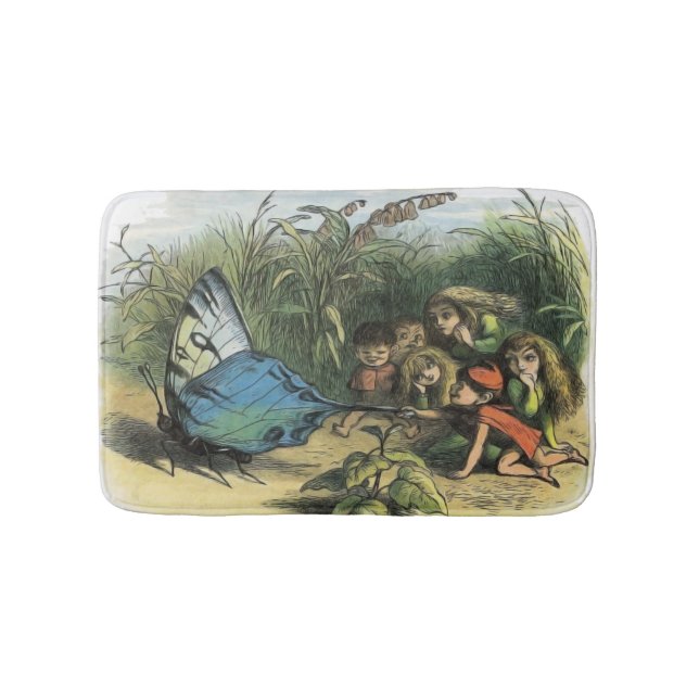 Alfombrilla De Baño Mariposa Elf Artwork Cuidad Elves Butterflies (Anverso)