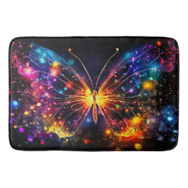 Alfombrilla De Baño Mariposa fluorescente