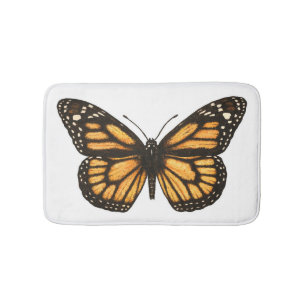 Alfombrilla De Baño Mariposa monarca