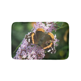 Alfombrilla De Baño Mariposa y barba de Buddleia