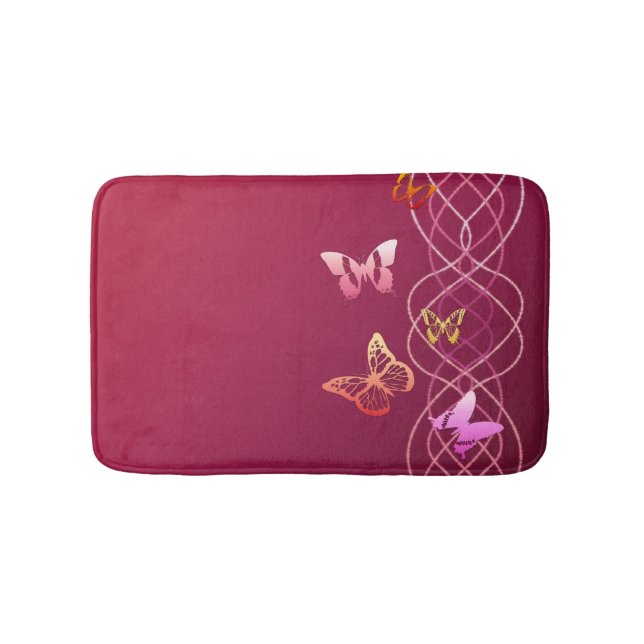 Alfombrilla De Baño Mariposas (Anverso)