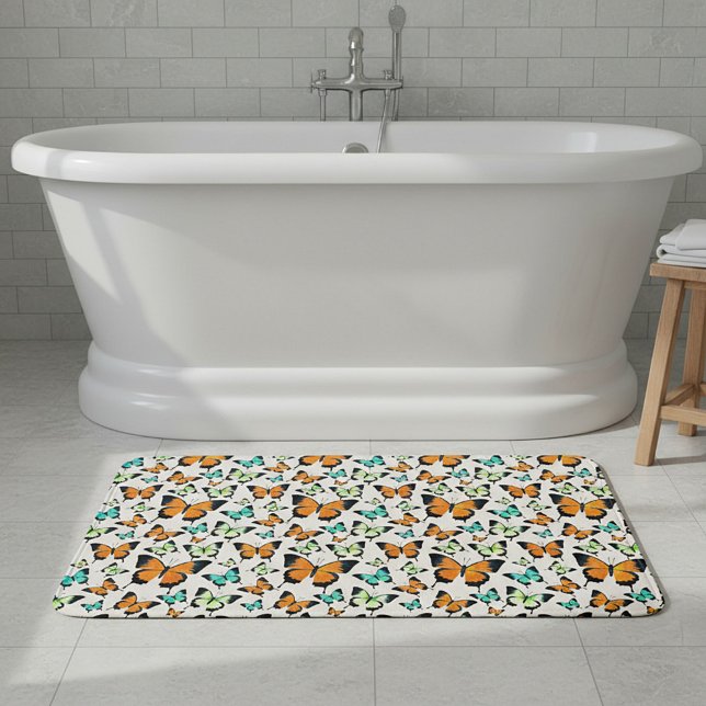 Alfombrilla De Baño Mariposas de verano  (Subido por el creador)