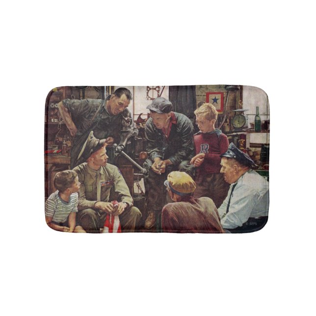 Alfombrilla De Baño Marítimo De Regreso A Casa (Anverso)