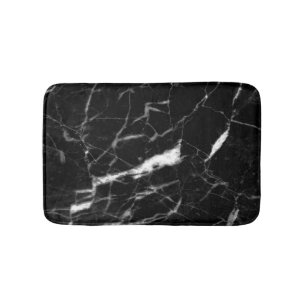 Alfombrilla De Baño Mármol negro