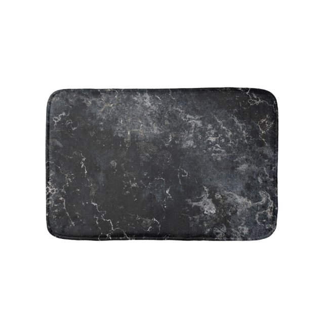 Alfombrilla De Baño Mármol negro (Anverso)