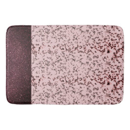 Alfombrilla De Baño Mármol Purpurinoso Rubor Rosa moda