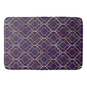 Alfombrilla De Baño Marroquí morado