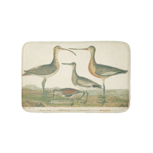 Alfombrilla De Baño Marsh Bird Curlew Snipe Birding