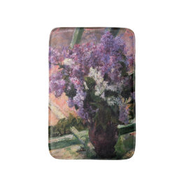 Alfombrilla De Baño Mary Cassatt - Lilacs en una ventana