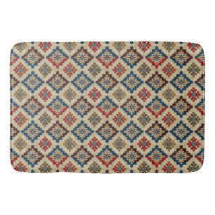 Alfombrilla De Baño Masa de baño de patrón nativo americano