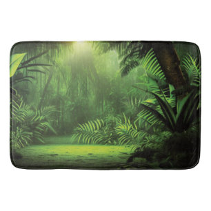 Alfombrilla De Baño Masa de baño de selva tropical