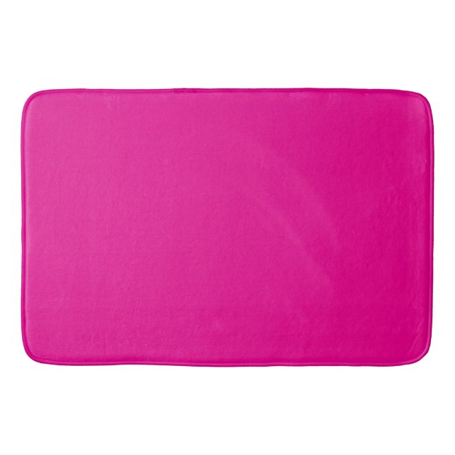 Alfombrilla De Baño Masa de baño rosa caliente (Anverso)