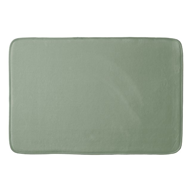 Alfombrilla De Baño Masa de baño verde gris (Anverso)