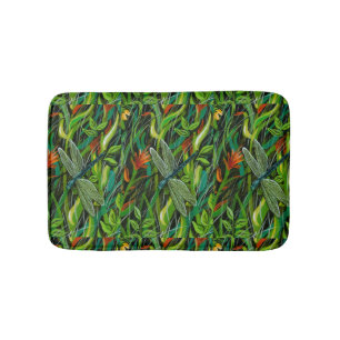 Alfombrilla De Baño Masa de Bath de la libélula verde