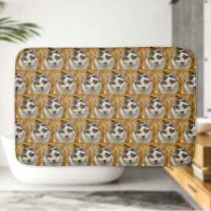 Alfombrilla De Baño Mascota personalizado o foto familiar personalizad