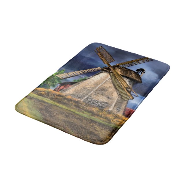 Alfombrilla De Baño Mat Bath Mat de Windmill Holandés (Angular)
